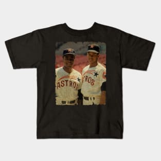 Joe Morgan and Sonny Jackson in Houston Astros Kids T-Shirt